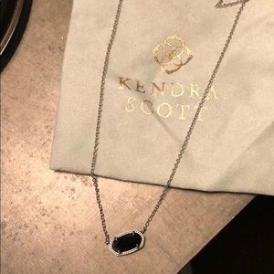 Kendra Scott black pendant necklace